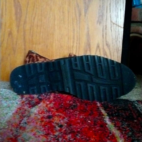 Woman's Cheetah Print Loafers - Picture 3 of 3